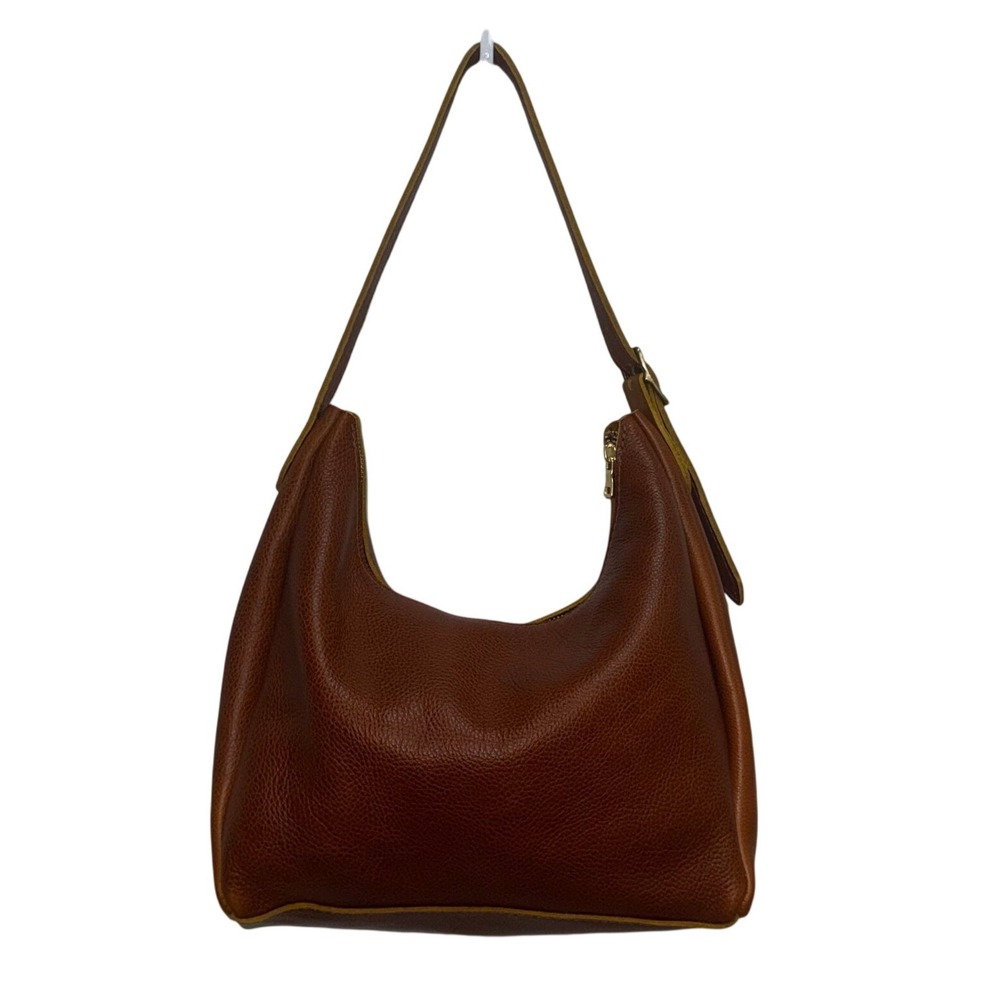 Portland Leather Goods Medium Aspen Shoulder Bag Sienna Full Grain Leather NWT